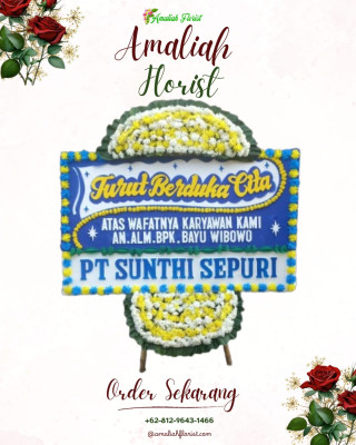 Papan Bunga Duka di Bonggoeya
