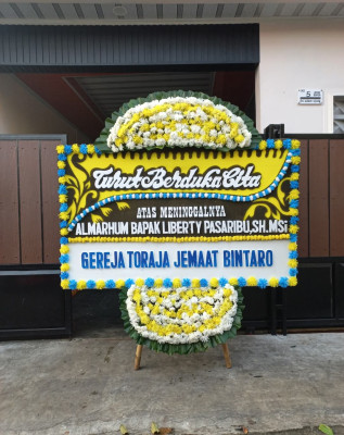 Papan Bunga Duka di Bonggoeya